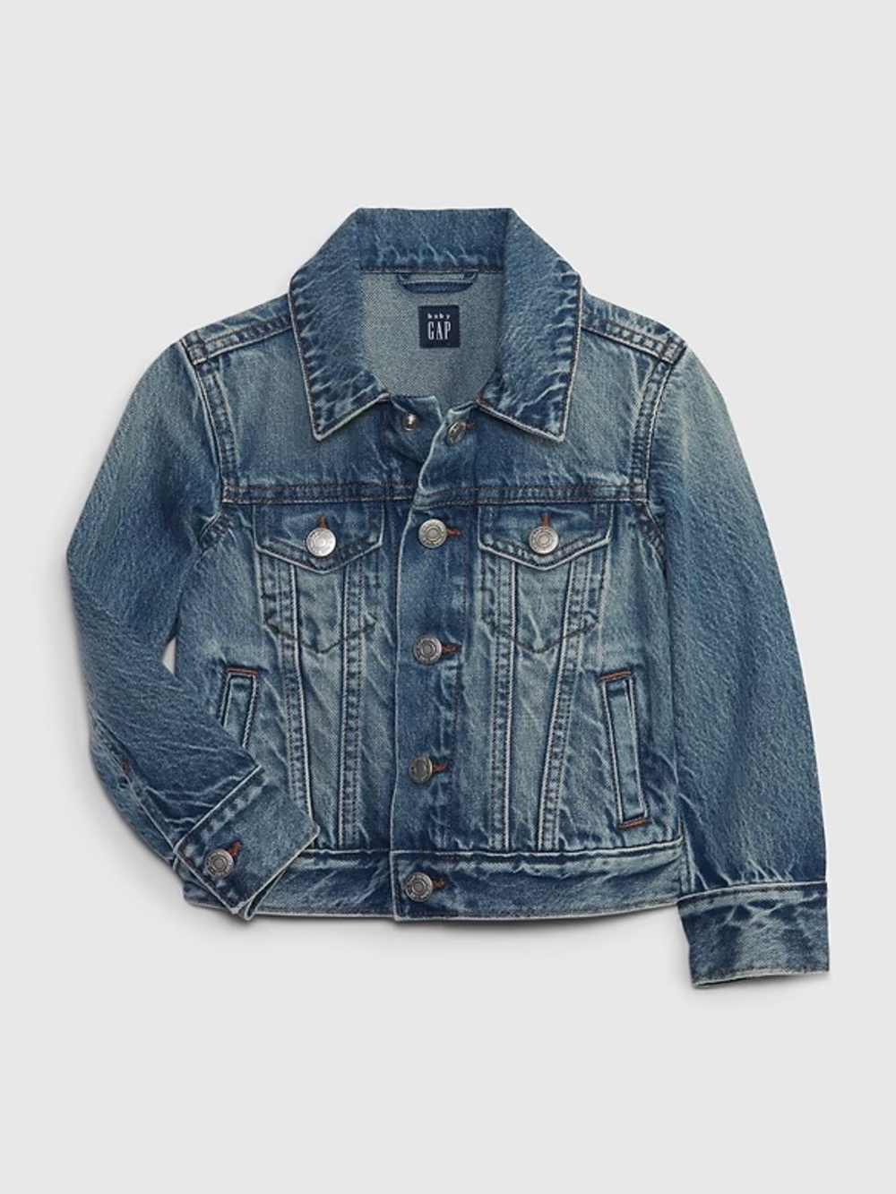 GAP Light Blue Kids Denim Jacket - Button Front